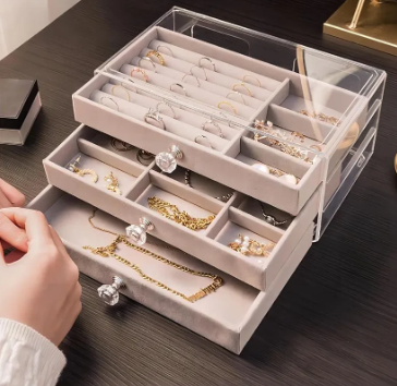 Luxury Multi Compartment Jewelry Box