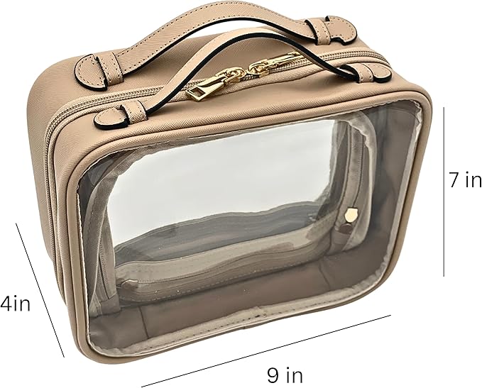 Premium Makeup Organizer bag with small led mirror