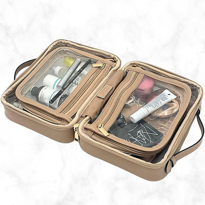 Premium Makeup Organizer bag with small led mirror